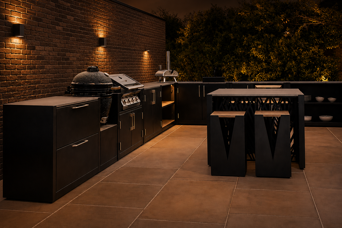 Outdoor Kitchen with Accessories