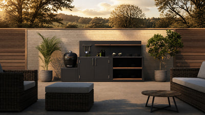 Kamado Grill & Storage Combo Outdoor Kitchen