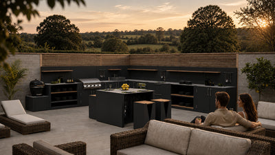 Complete Outdoor Cooking & Dining Station