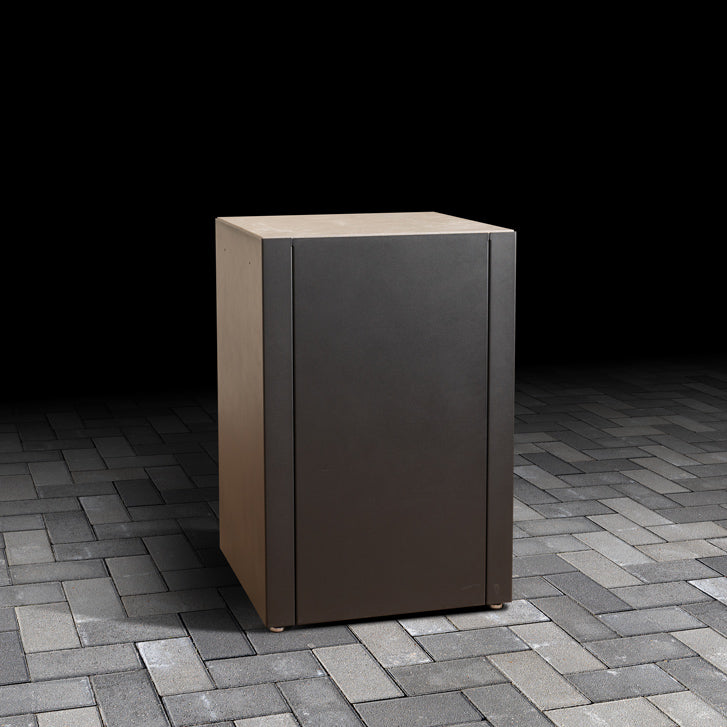 Outdoor High Base Unit with a ceramic tile worktop finish, designed for modular outdoor kitchens.