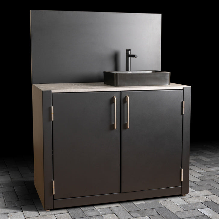 Outdoor Sink Unit with Dual-Doors